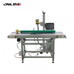 Metal laser marking machine system with belt transmission