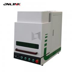 Enclosed fiber laser marking machine with protective cover marking metal plastic